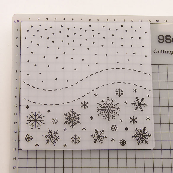 Christmas Snowflake Embossing Folder