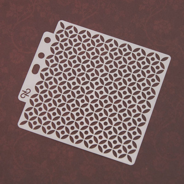 16PCS Layering Painting Stencils-A
