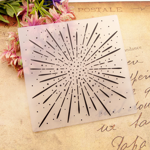 Radiation Droplets EMBOSSING FOLDER