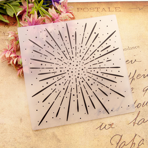 Radiation Droplets EMBOSSING FOLDER