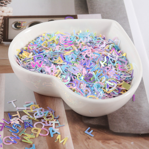 Mixed Letters Sequins