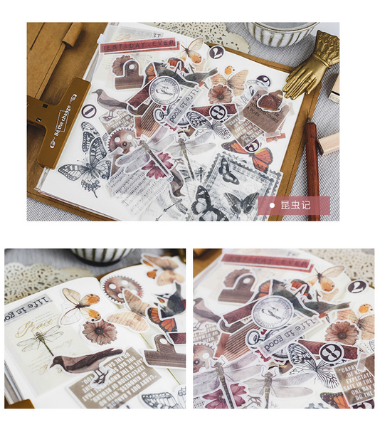 64PCS Cute Journal Stickers
