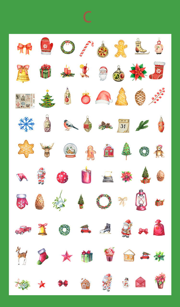 Spend Christmas with You Series Stickers Set