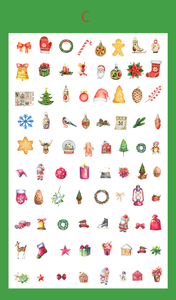 Spend Christmas with You Series Stickers Set