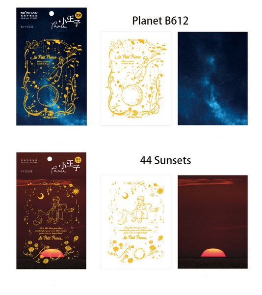 The Little Prince Series PET Hot Stamping Stickers