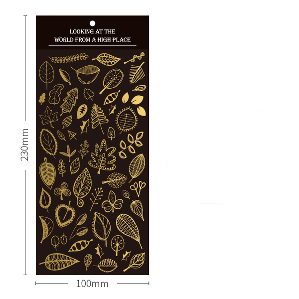 See the World from Above Series Hot Stamping Stickers