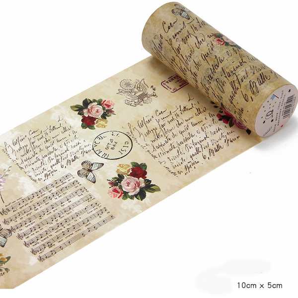 English Postmark Vintage Posters Paper Tape
