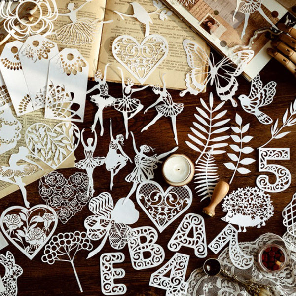 DIY Hollow Pattern Scrapbooking Lace Paper