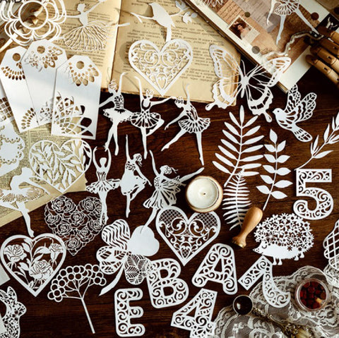DIY Hollow Pattern Scrapbooking Lace Paper