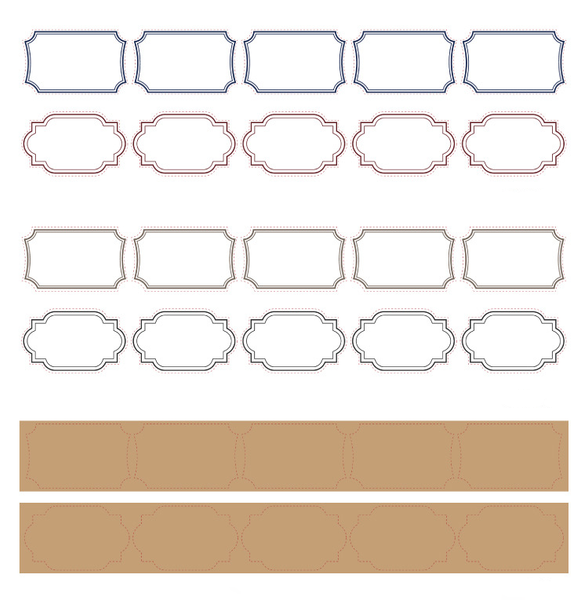 Retro Frame Illustrated Series Paper Tape