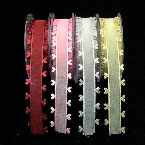 4Pcs Valentine's Day Wedding Love Lace Ribbon