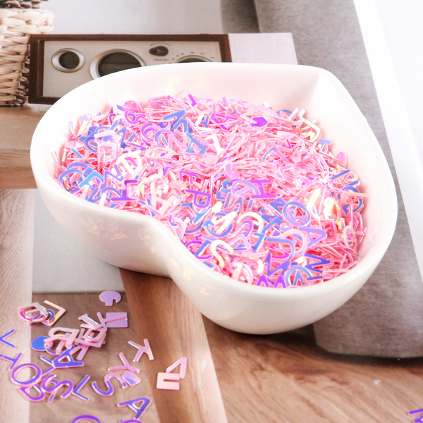Mixed Letters Sequins