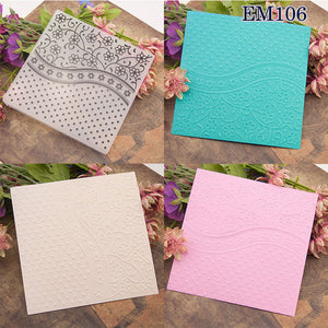 Flower Dots Embossing Folder