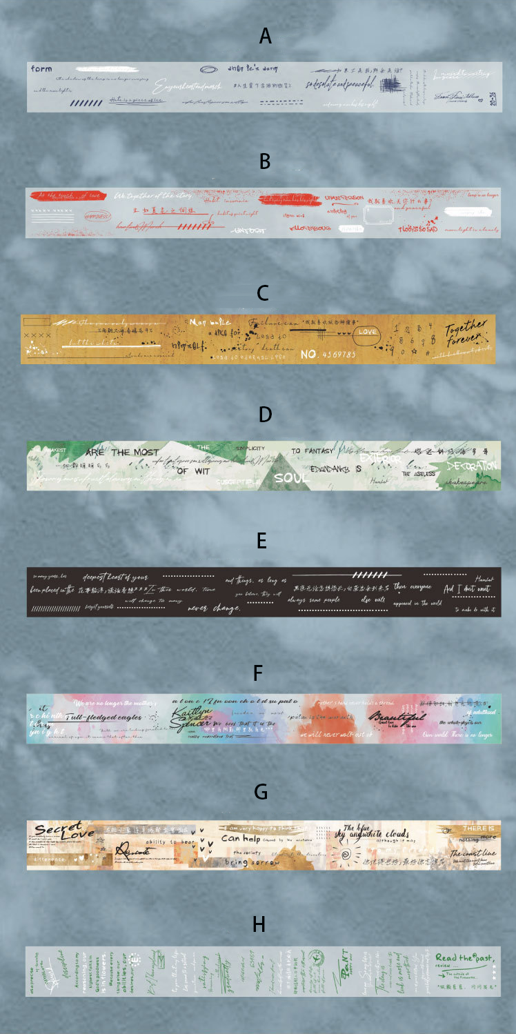 Life of Writing Series Paper Tape