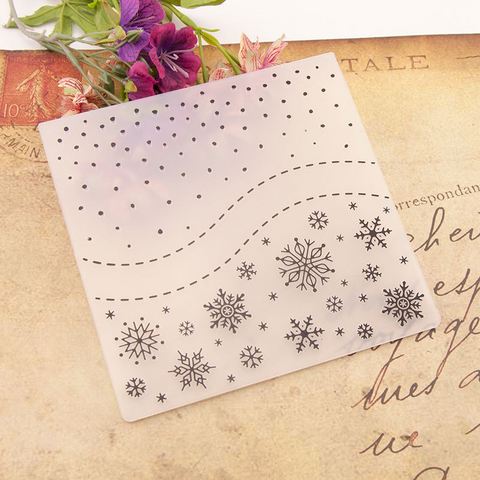Christmas Snowflake Embossing Folder