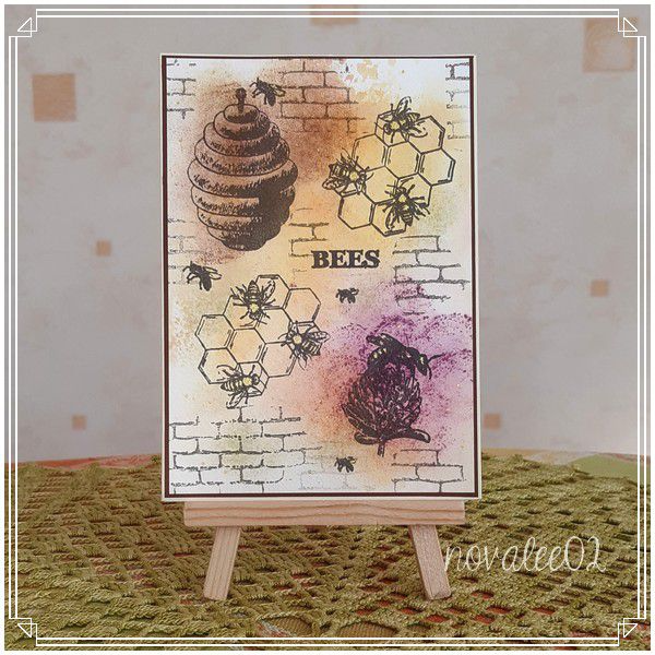 Sunflower Beehive Stamps