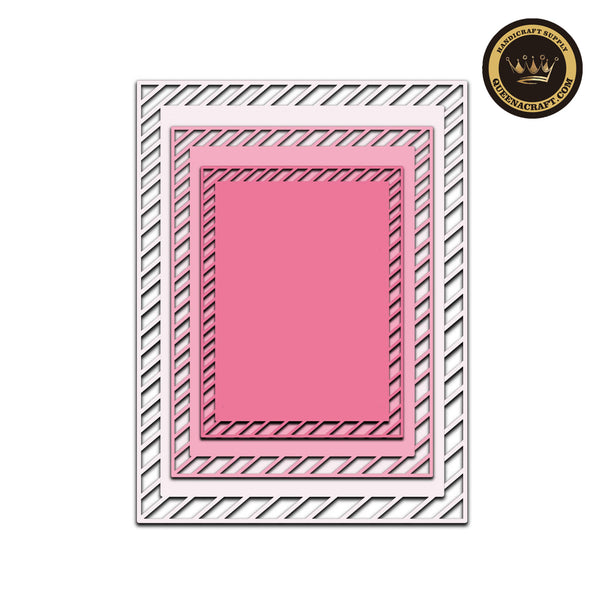 3PCS Twill Hollow Border Dies