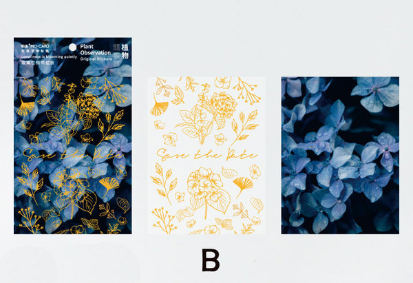 Double-layer Plant Observation Series Stickers