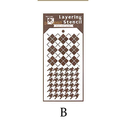 Scrapbook Layering Stencil
