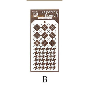 Scrapbook Layering Stencil