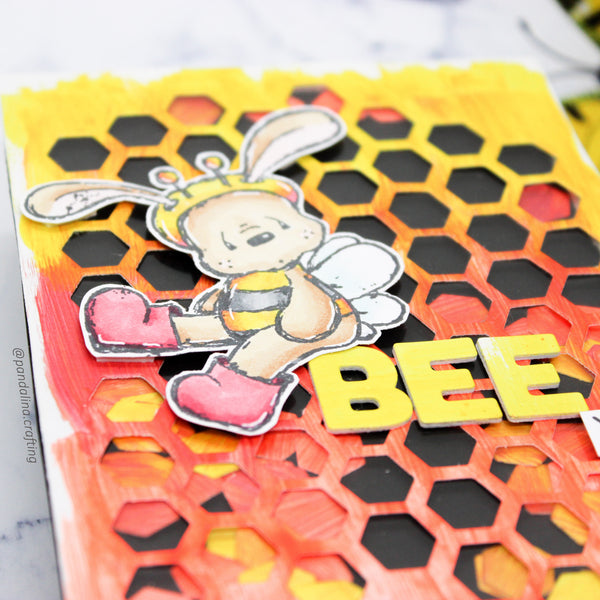 Beehive Backdrop Die