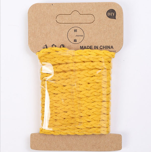Color Braided Leather Rope