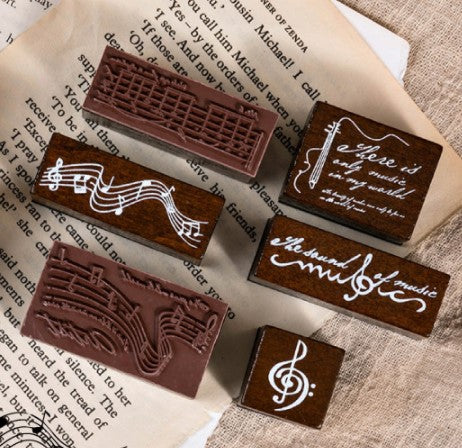 Time Song Series Wooden Stamps