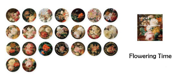 46PCS Hot Stamping Stickers
