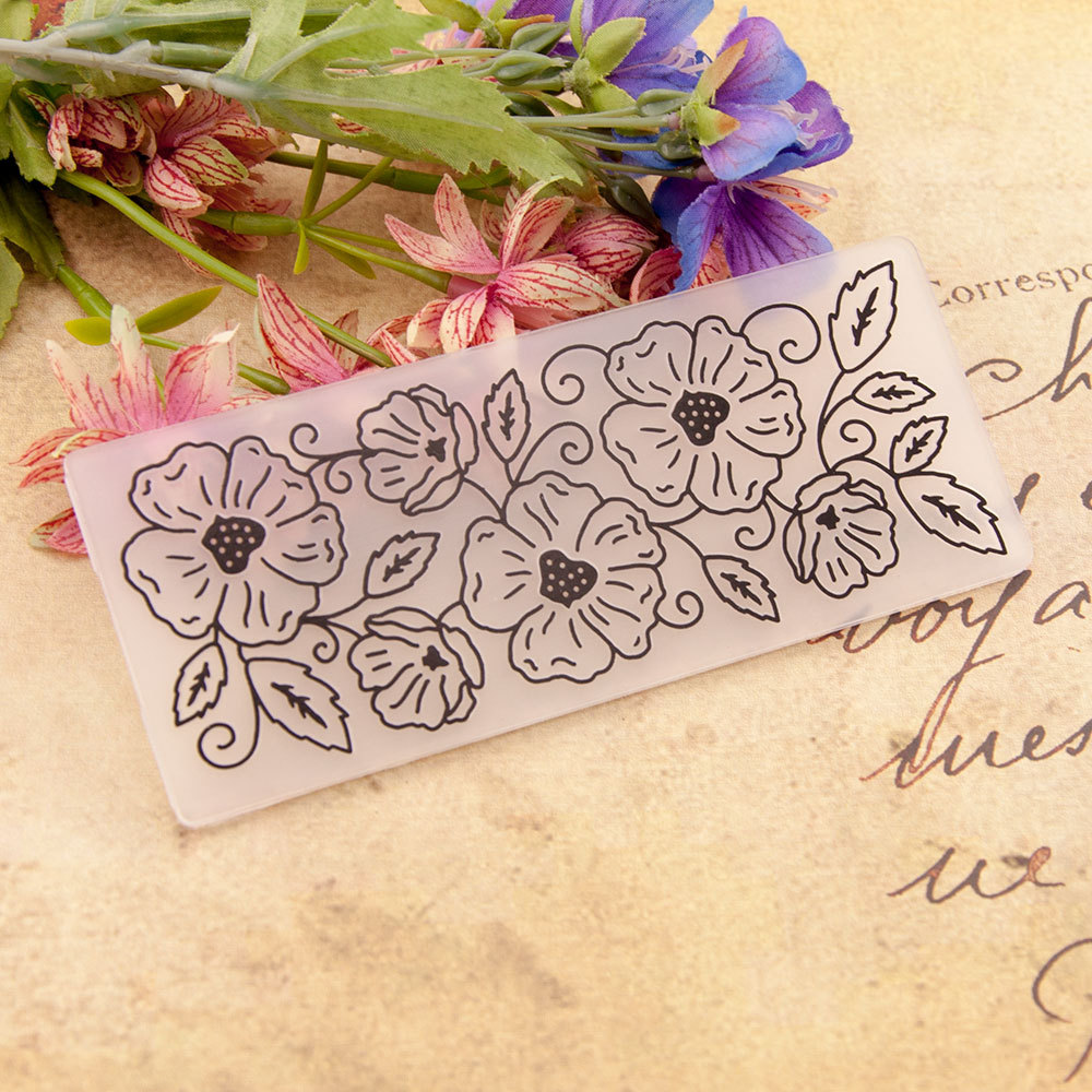 Beauty Flower Embossing Folder