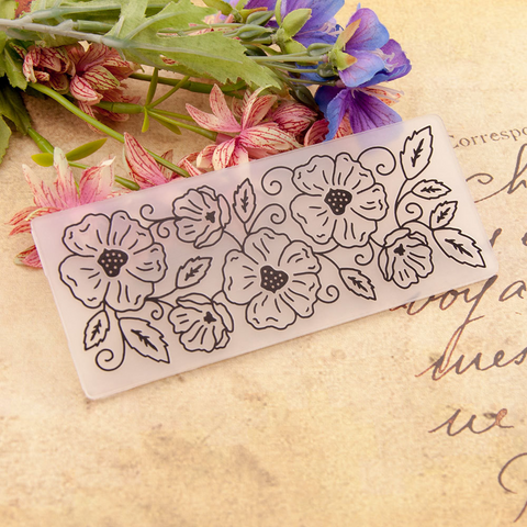 Beauty Flower Embossing Folder