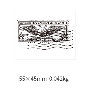 Retro Simple Antique Postmark Wooden Seal