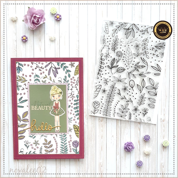 Floral backgrounds Stamps
