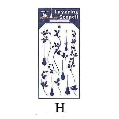 Scrapbook Layering Stencil