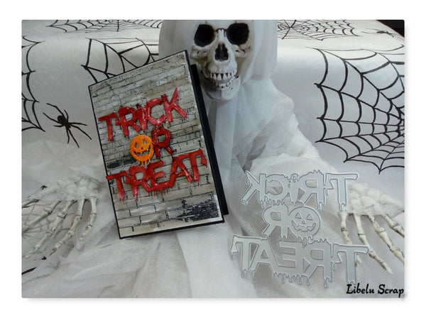 【Original】‘TRICK OR TREAT’ Halloween Word Die