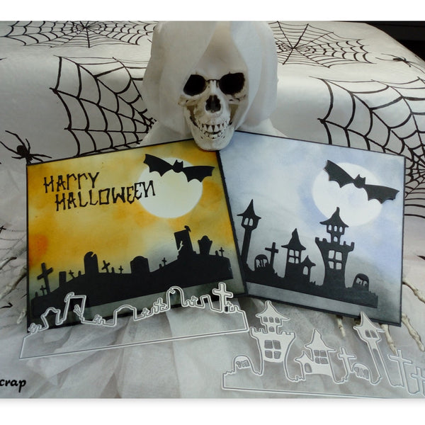 【Original】Halloween Cemetery Castle Dies