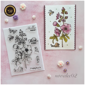 Hollyhock Stamps