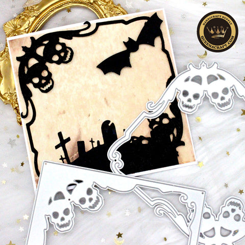 【Original】Halloween Skull Border Dies-B