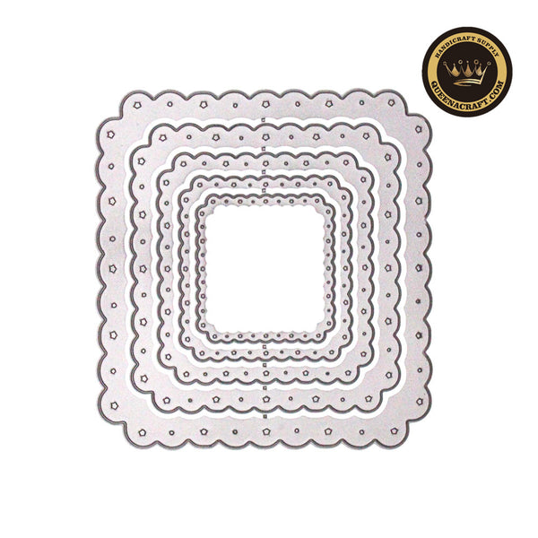 Star Decorative Wave Frame Dies