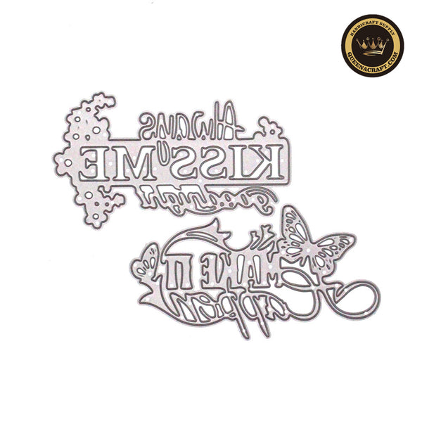 【Original】Butterfly Flower Word Dies