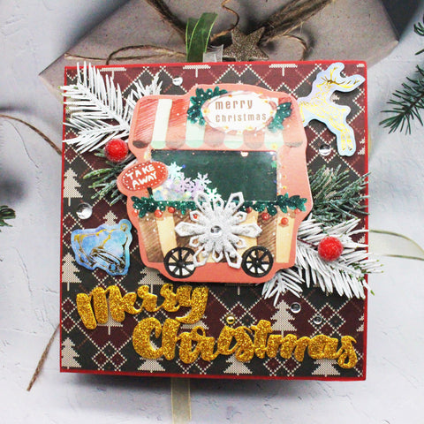 Handmade Christmas Scrapbook Album