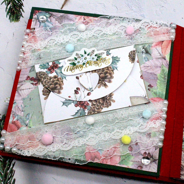 Handmade Christmas Scrapbook Album