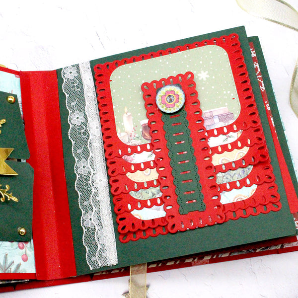 Handmade Christmas Scrapbook Album