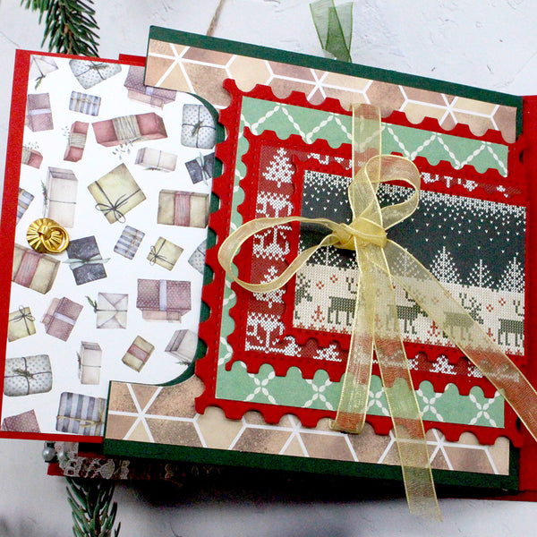 Handmade Christmas Scrapbook Album
