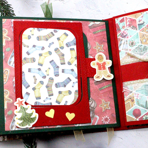 Handmade Christmas Scrapbook Album