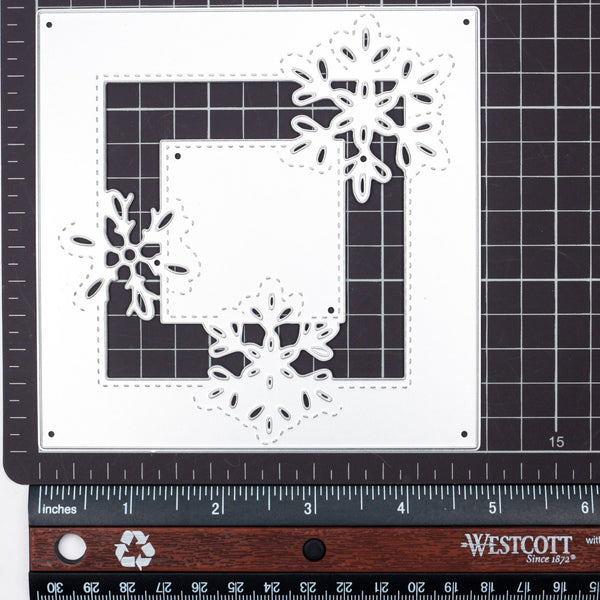 【Original】Square Snowflake Background Dies