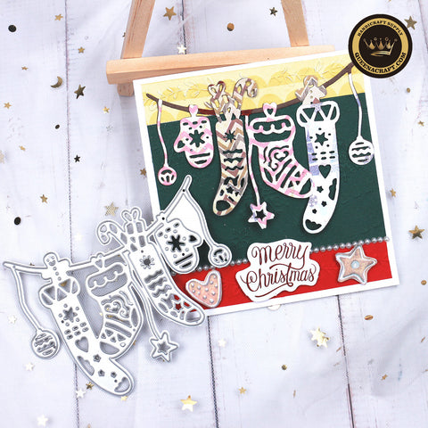 【Original】Christmas Socks Die