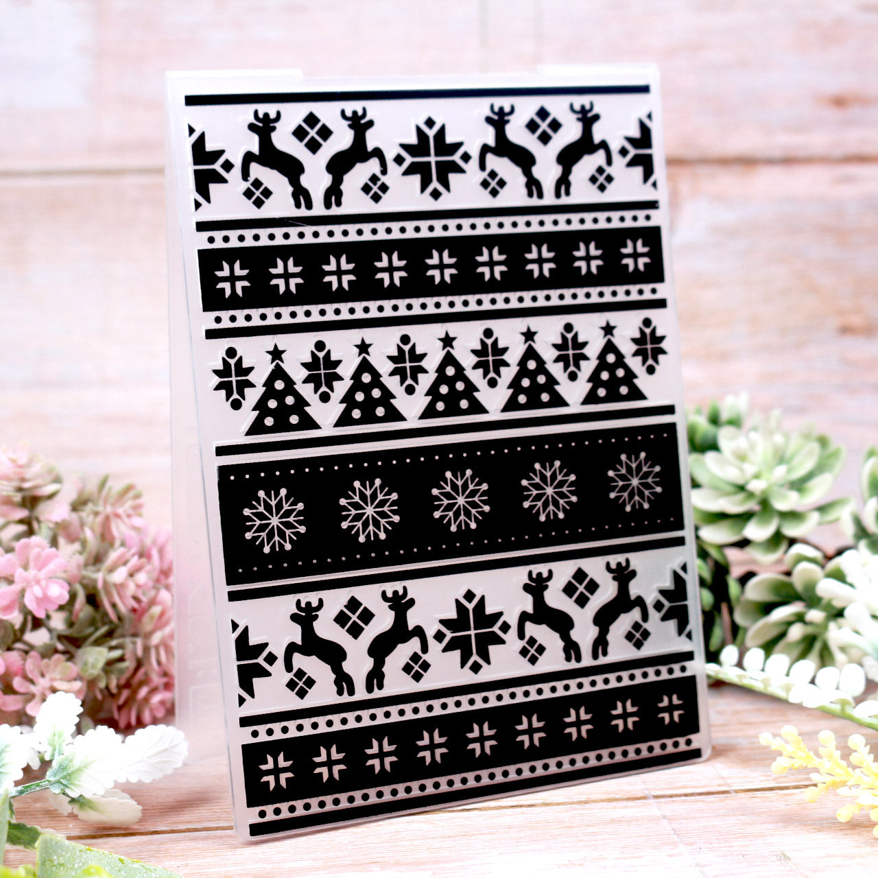 Christmas Things Embossing Folder