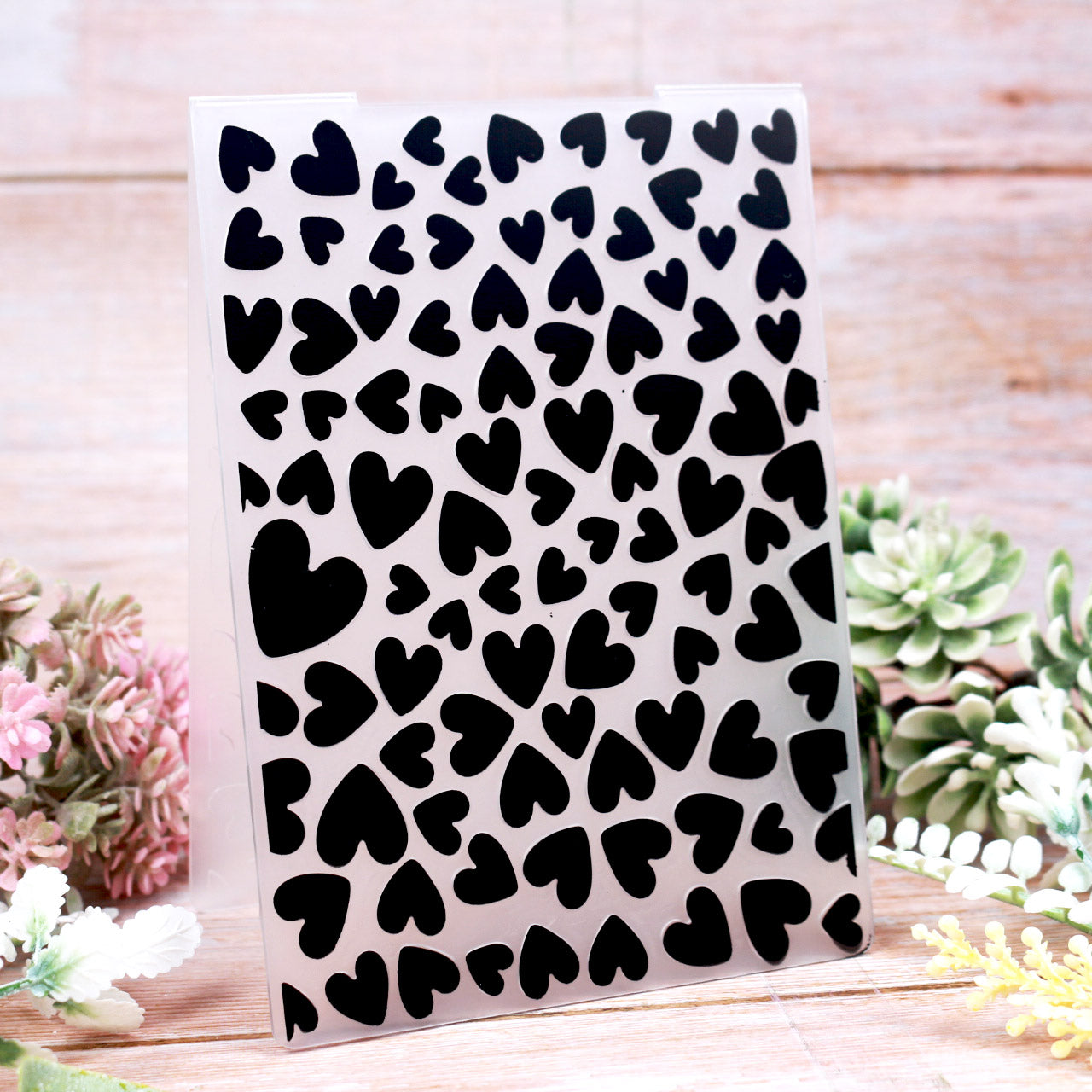 Heart Background EMBOSSING FOLDER