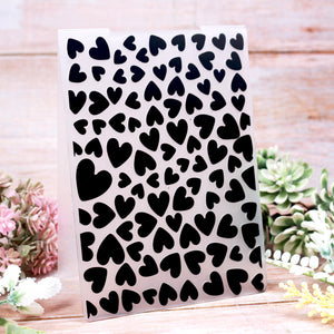 Heart Background EMBOSSING FOLDER