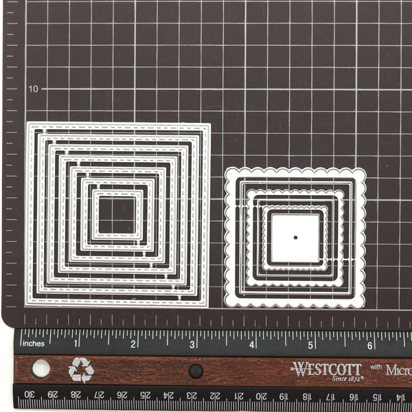 Nested Wave Border Dies